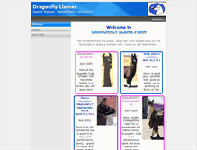 Tablet Screenshot of dragonflyllama.com